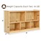 Children’s Toy Storage Cabinet 5-Cubby 2-Shelf Plywood Natural Color